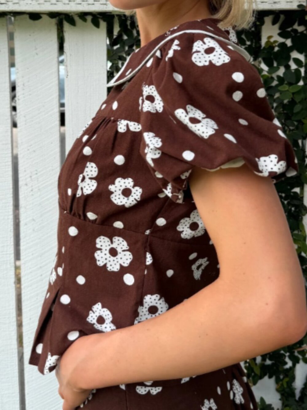 Bonnie Top - Brown Mod Dot - Lisa Says Gah NWT - Picture 5 of 6